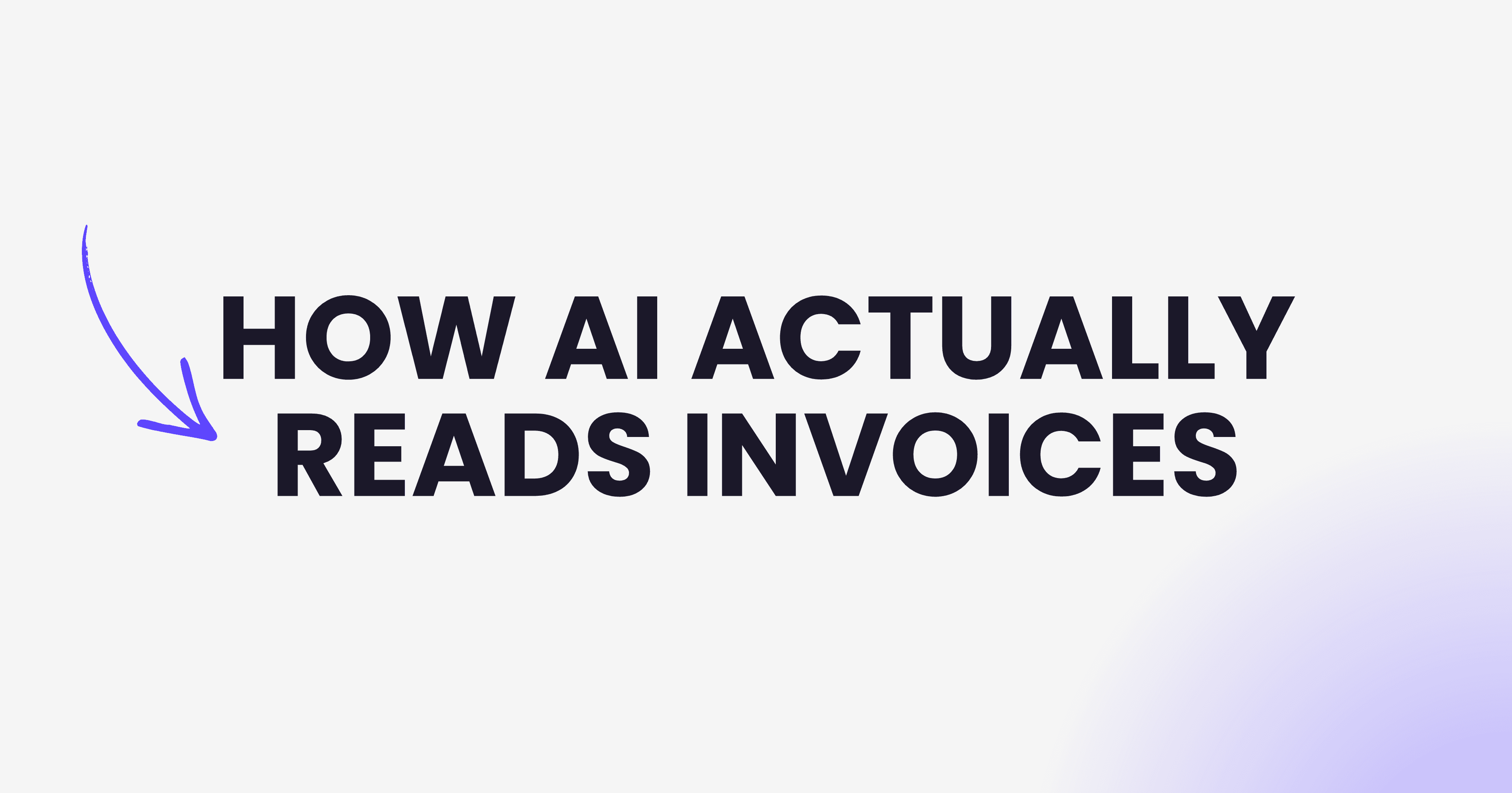 How AI actually reads invoices showing the technical process behind automated invoice data extraction